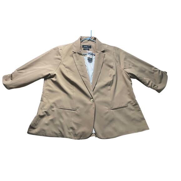 Torrid City Twill Classic Fit Blazer - Size 3 (22/24) NWT - Picture 2 of 13